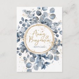 Eucalyptus Gold Glitter Code 01 - RSVP 3 Informatiekaartje