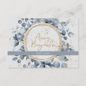 Eucalyptus Gold Glitter Code 01 - RSVP 4 Informatiekaartje (Voorkant)