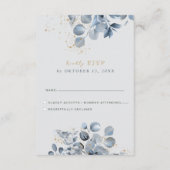 Eucalyptus Gold Glitter Code 01 - RSVP 4 Informatiekaartje (Achterkant)
