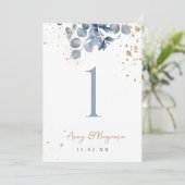 Eucalyptus Gold Glitter Code 01 tafel num stijl a (Staand voorkant)