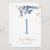 Eucalyptus Gold Glitter Code 01 tafel num stijl a (Voorkant / Achterkant)