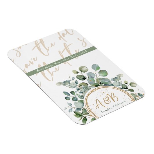 Eucalyptus Gold Glitter - Code 02 Magneet (Rechterzijde)