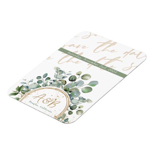 Eucalyptus Gold Glitter - Code 02 Magneet (Linkerzijde)