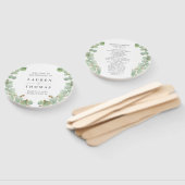 Eucalyptus Gold Glitter Fan Program Handwaaier (Niet-gemonteerd)