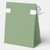 Eucalyptus Gold Glitter groen Favoriet Box 2 Bedankdoosjes (Achterkant)