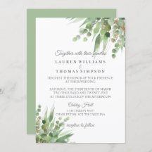 Eucalyptus Gold Glitter Weddenschap