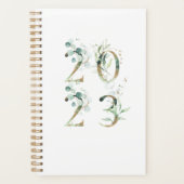 Eucalyptus Gold Greenery 2023 Elegant Chic Agenda (Voorkant)