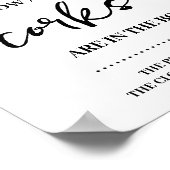 Eucalyptus Gold Hoeveel kurken douche spel teken Poster (Hoek)