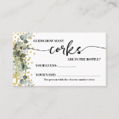 Eucalyptus Gold Hoeveel kurken douchegame Kaart Plaatskaartje (Voorkant)