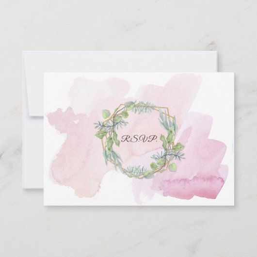 Eucalyptus Gold met ernstige lever RSVP-respons Ka Kaart (Achterkant)