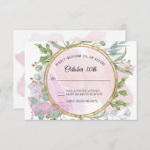 Eucalyptus Gold met ernstige lever RSVP-respons Ka Kaart (Voorkant / Achterkant)