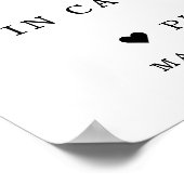 Eucalyptus Gold om een bruiloft te hebben en te ho Poster (Hoek)