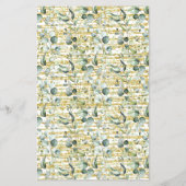 Eucalyptus Gold Raad eens de Dress Shower Game Kaa Flyer (Achterkant)