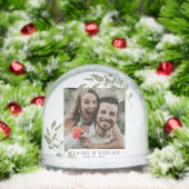 Eucalyptus Gold Sage Green Bruidspaar Sneeuwbol (Kerstmis)