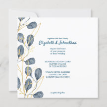 Eucalyptus Golden Garden Floral Wedding