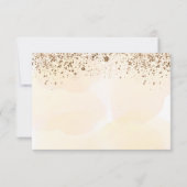 Eucalyptus golden glitter bruiloft behalve de datu aankondiging (Achterkant)