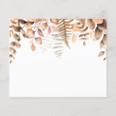 Eucalyptus golden herfst verjaardag behalve de dat flyer (Achterkant)