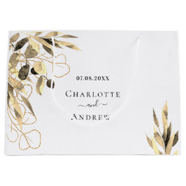 Eucalyptus golden names vallen onder het huwelijk groot cadeauzakje