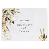 Eucalyptus golden names vallen onder het huwelijk groot cadeauzakje (Achterkant)