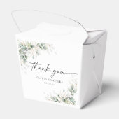 Eucalyptus Goud Baby shower Favor Box Bedankdoosjes (Achterkant)