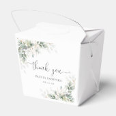 Eucalyptus Goud Baby shower Favor Box Bedankdoosjes (Achterkant)