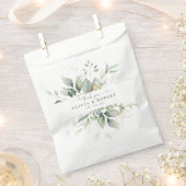 Eucalyptus Goud Bloemen Groen Bruiloft Favor Tasse Bedankzakje (Geknipt)