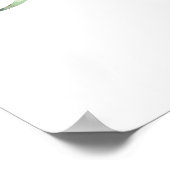 Eucalyptus Goud Bruiloft Feest Welkom Bord Poster (Hoek)