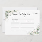 Eucalyptus Goud Bruiloft Uitnodigingskaart Grote R Kaart (Voorkant)