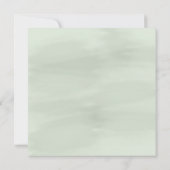 Eucalyptus Goud Geometrisch | Uitgestelde Bruiloft Kaart (Achterkant)