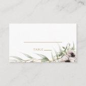 Eucalyptus Goud Geometrisch Vlak De Kaart van de H Plaatskaartje (Voorkant)