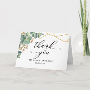 Eucalyptus goud geometrische vorm kaart