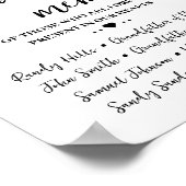 Eucalyptus goud in liefdevolle herinnering poster (Hoek)