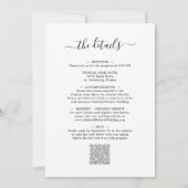 Eucalyptus Goud Metaal All in One Bruiloft Kaart (Achterkant)