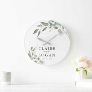 Eucalyptus Goud Salie Groen Huwelijk Grote Klok