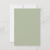 Eucalyptus Goud Save The Date Kaart (Achterkant)