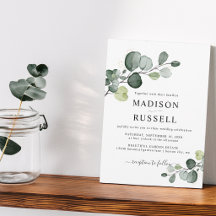 Eucalyptus Goud Spatten Groene Huwelijksdecoratie