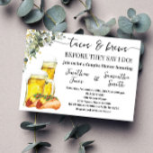 Eucalyptus Goud Tacos & Brews Koppels Bruids Showe Kaart