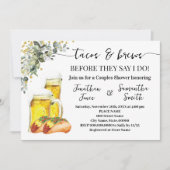 Eucalyptus Goud Tacos & Brews Koppels Bruids Showe Kaart (Voorkant)