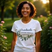 Eucalyptus Goud Vier Afgestudeerde T-shirt