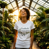 Eucalyptus Goud Vier Afgestudeerde T-shirt