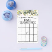 Eucalyptus Goud Vrijgezellenfeest Bingo Spel Kaart (Enkel)