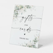 Eucalyptus Goud Vrijgezellenfeest Geschenken en Ka Reclamebord Met Voetstuk (Voorkant)