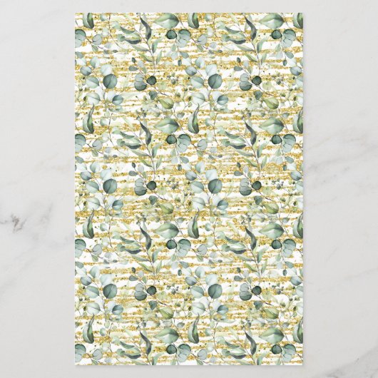 Eucalyptus goud wil ze liever douchen spel flyer (Achterkant)