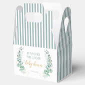Eucalyptus gouden baby shower dank u gunst doos bedankdoosjes (Geopend)