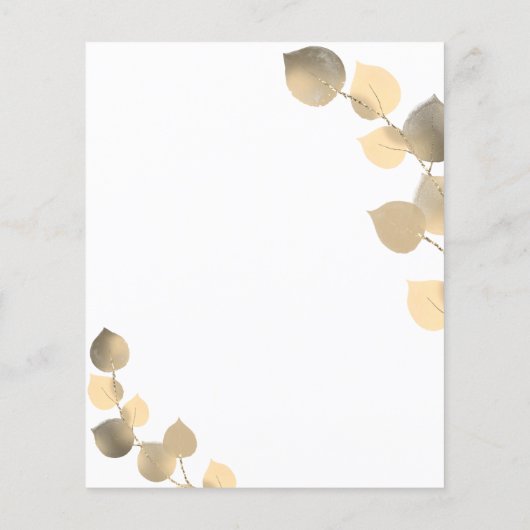 Eucalyptus gouden bruiloft (Achterkant)