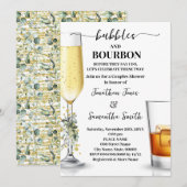 Eucalyptus Gouden Bubbels & Bourbon Koppels Douche Kaart (Voorkant / Achterkant)