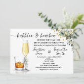 Eucalyptus Gouden Bubbels & Bourbon Koppels Douche Kaart (Staand voorkant)