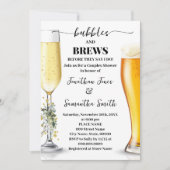 Eucalyptus & gouden bubbels en brouwsels Koppels D Kaart (Voorkant)