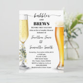 Eucalyptus & gouden bubbels en brouwsels Koppels D Kaart (Staand voorkant)