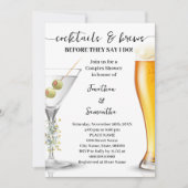 Eucalyptus Gouden Cocktails & Brouwsels Koppels Do Kaart (Voorkant)